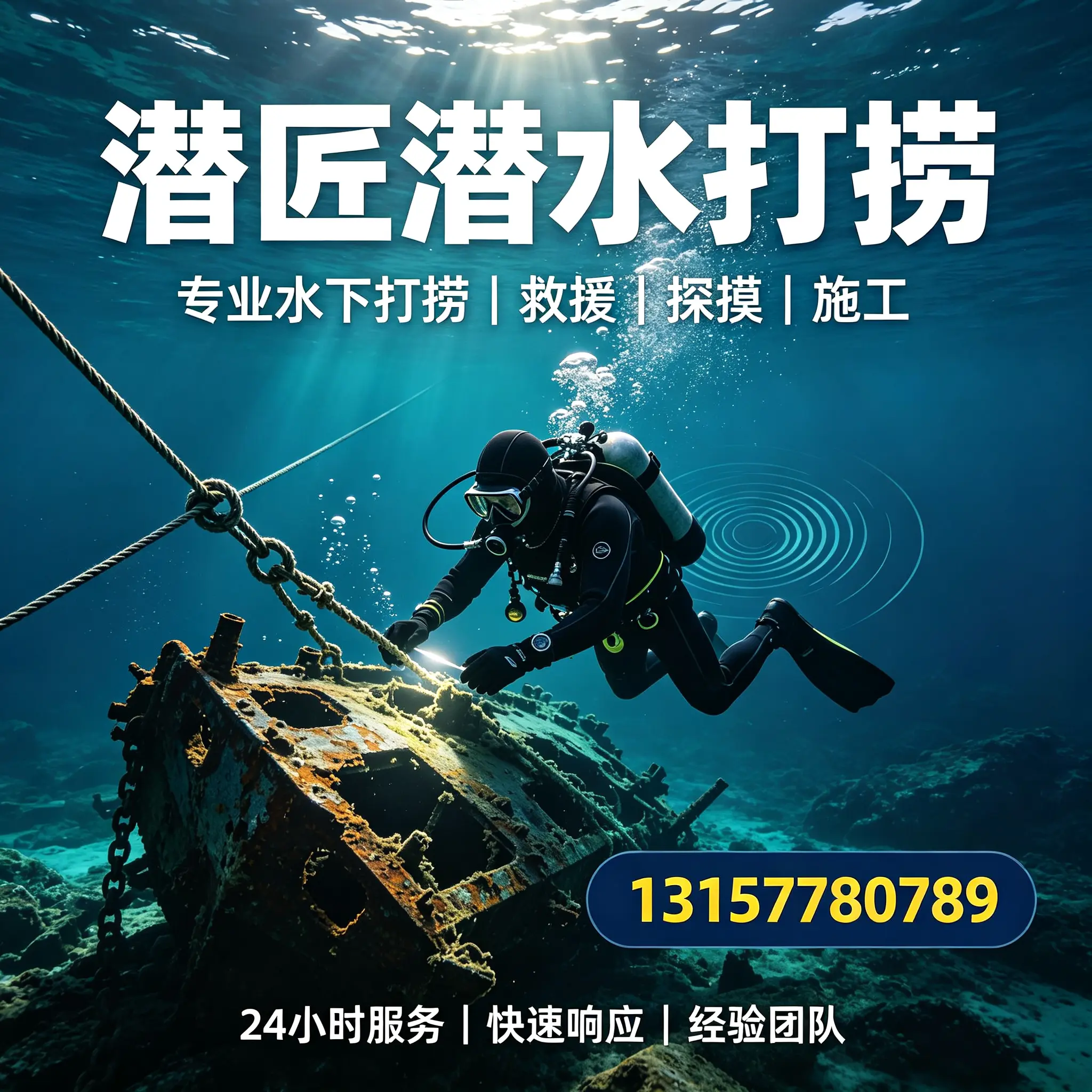 南溪水下打捞作业服务产品